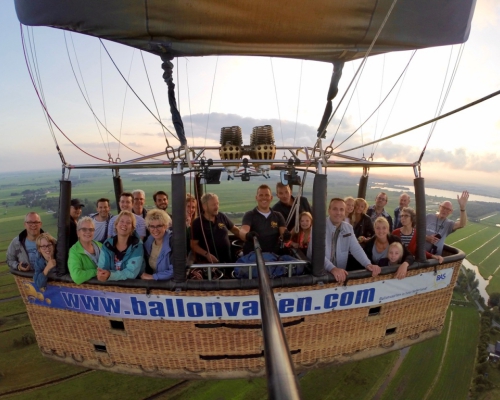 Ballonvaart vanaf Alphen naar Kockengen